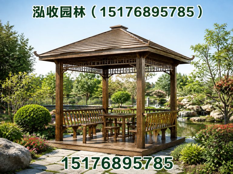景德镇防腐木展示图
